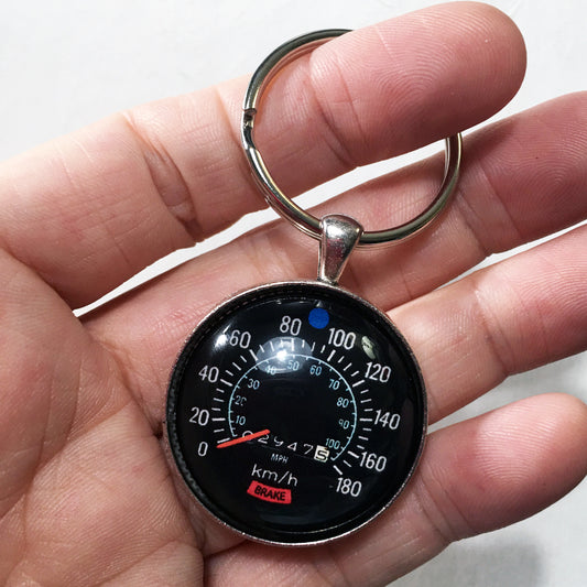 Vintage Chevrolet Camaro 180 KMH Canadian Speedometer 1.2" Keychain