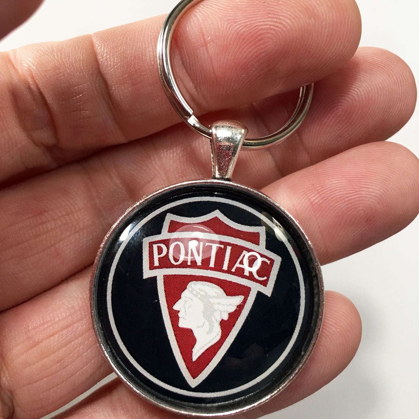 Vintage 1926-1930 Pontiac Emblem 1.2" Diameter Keychain