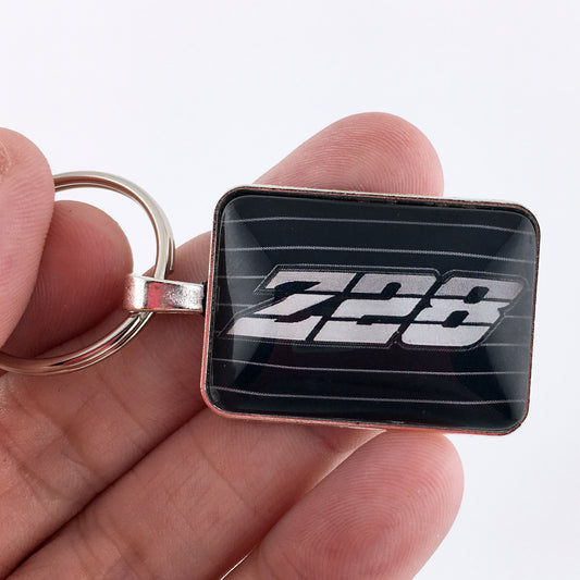 Vintage Chevrolet Camaro Z28 1980-1981 Silver Grille Emblem 1 x 1.25" Keychain