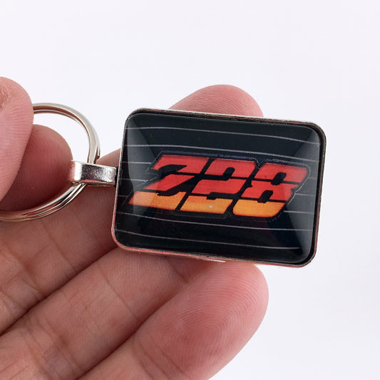 Vintage Chevrolet Camaro Z28 1980-1981 Orange Grille Emblem 1 x 1.25" Keychain