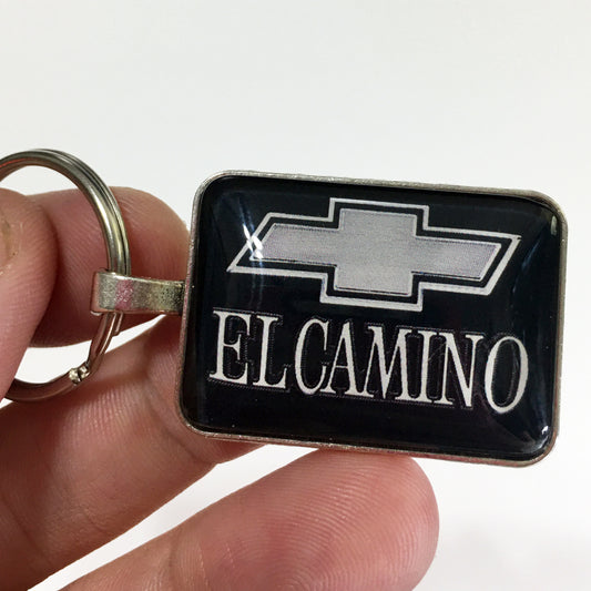 Vintage Chevrolet 1978-1987 El Camino Tailgate Emblem Badge Logo 1" x 1.25" Keychain