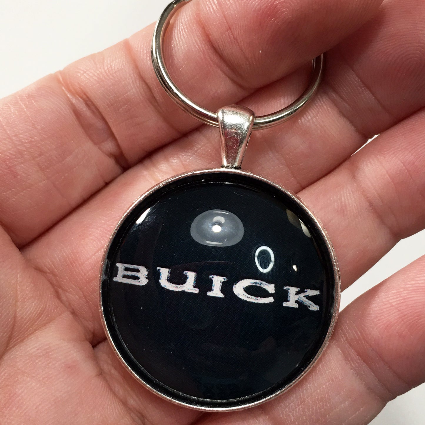Vintage Buick Emblem Badge 1.2" Keychain