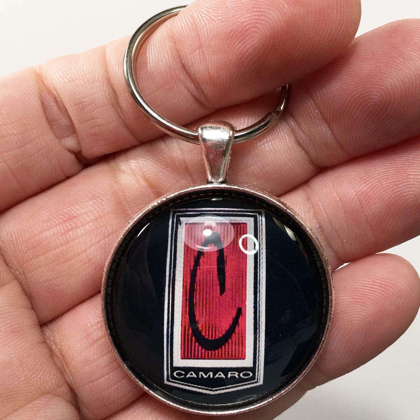 Vintage Chevrolet Camaro 1970-1973 Emblem Badge 1.2" Keychain