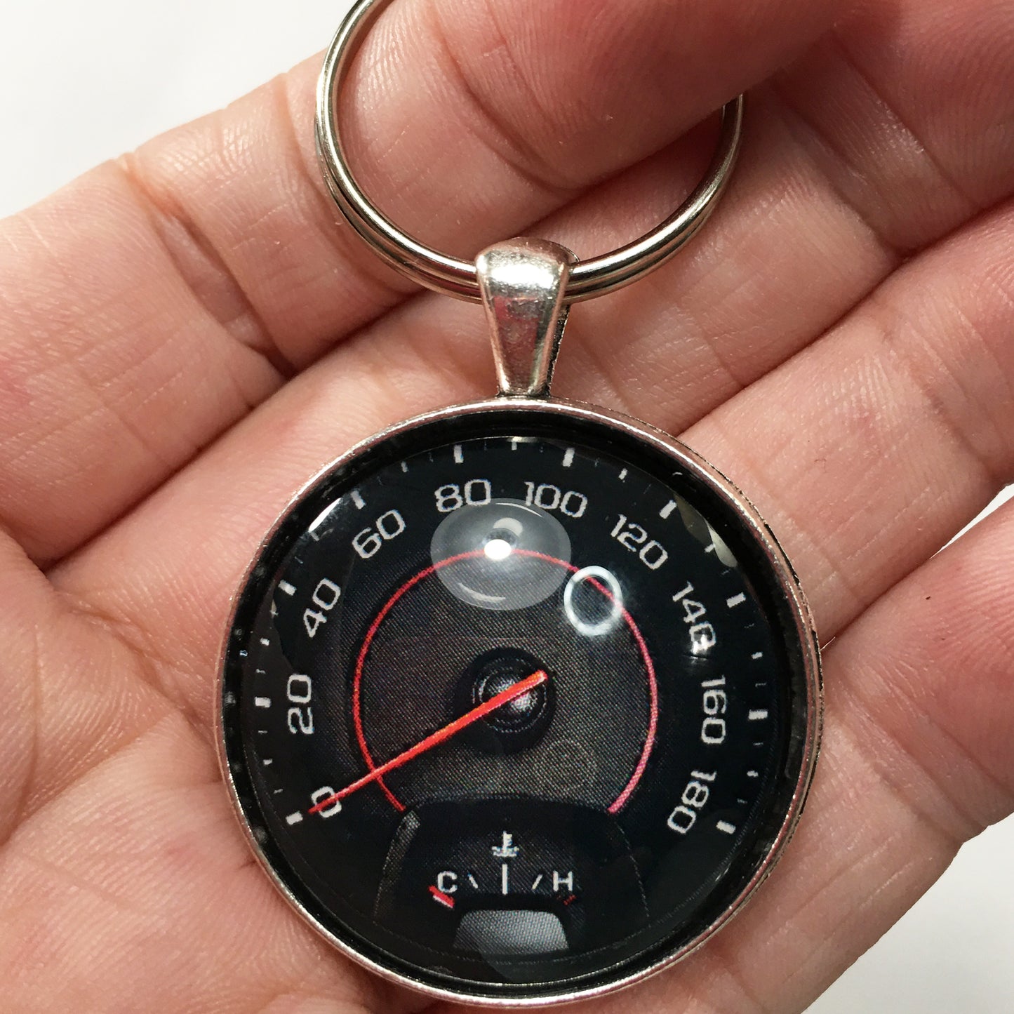 Vintage Chevrolet 180 MPH 2012-2015 Camaro Speedometer Tach 1.2" Keychain
