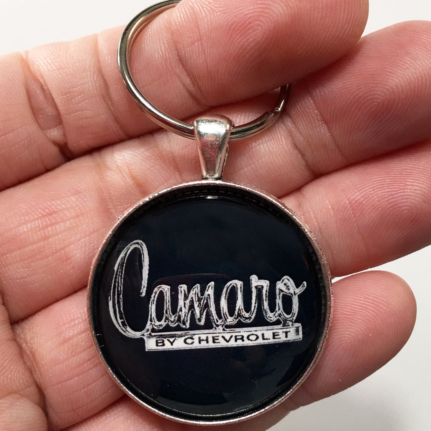 Vintage Camaro by Chevrolet 1970-1973 Emblem Badge 1.2" Keychain
