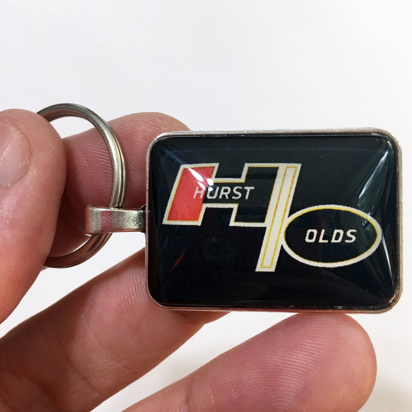 Vintage Oldsmobile Hurst Olds Emblem 1.2" Diameter Keychain