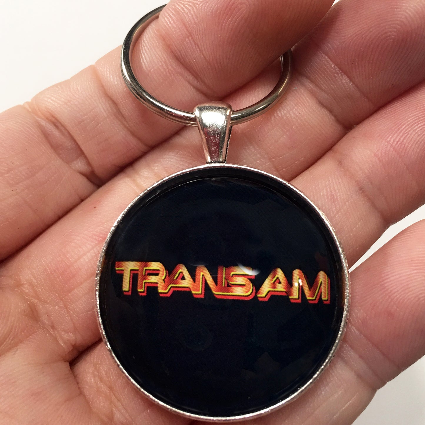 Vintage Firebird Trans Am Logo 1.2" Diameter Keychain