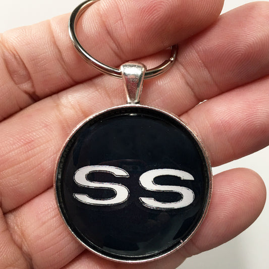 Vintage Chevrolet Camaro SS Emblem 1.2" Keychain