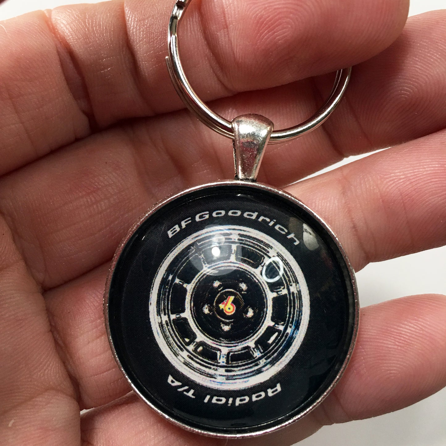 Vintage Buick Grand National Mag Wheel 1.2" Keychain