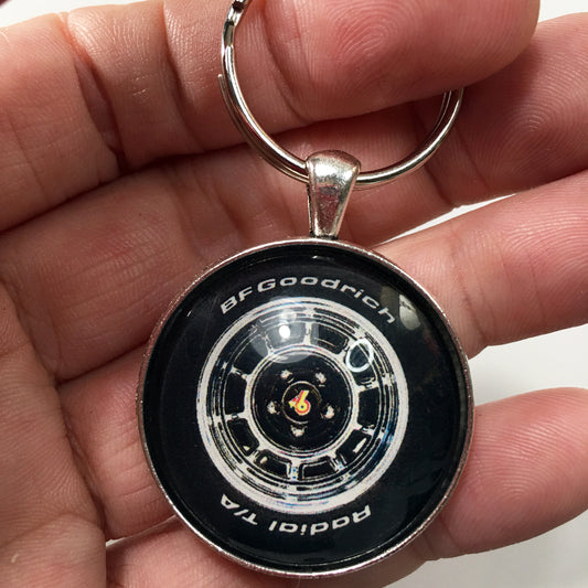Vintage Buick Grand National Mag Wheel 1.2" Keychain
