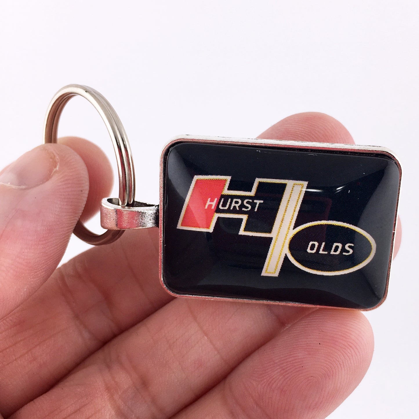 Vintage Oldsmobile Hurst Olds Emblem 1.2" Diameter Keychain