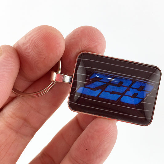 Vintage Chevrolet Camaro Z28 1980-1981 Blue Grille Emblem 1 x 1.25" Keychain