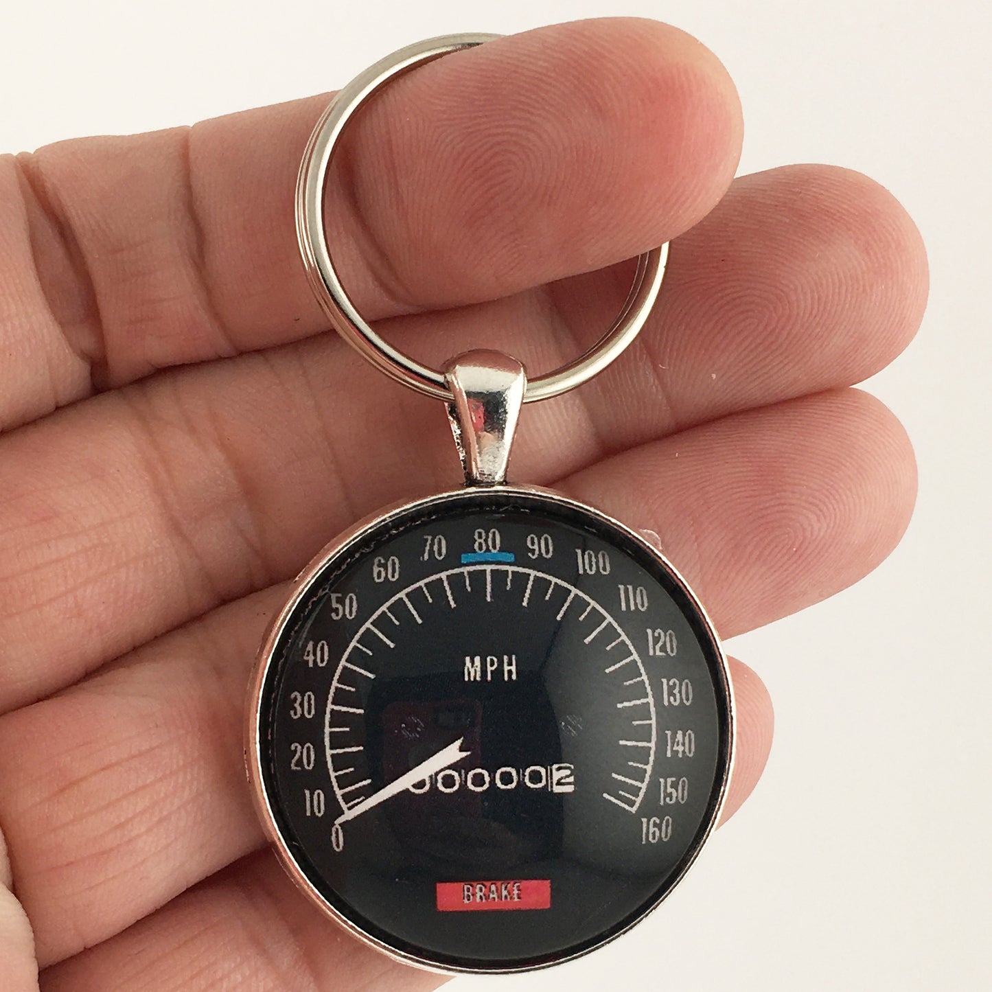 Vintage 1975-1979 Firebird Trans Am 160 MPH Speedometer 1.2" Diameter Keychain