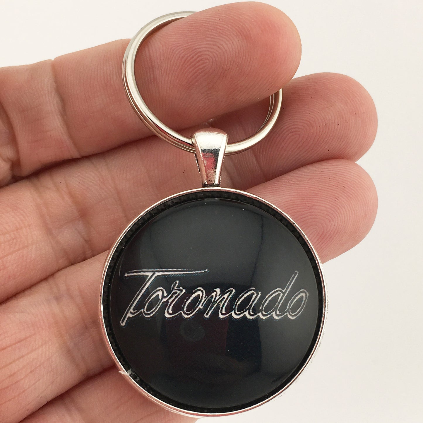 Vintage 1960's Oldsmobile Toronado Emblem - detailed 1.2" Diameter Keychain