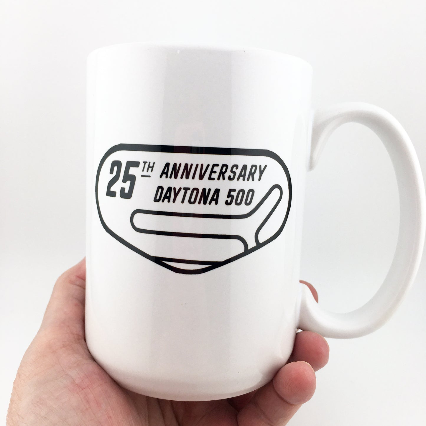 Daytona 500 25th Anniversary Pontiac Firebird Pace Car Large 15 oz. Mug