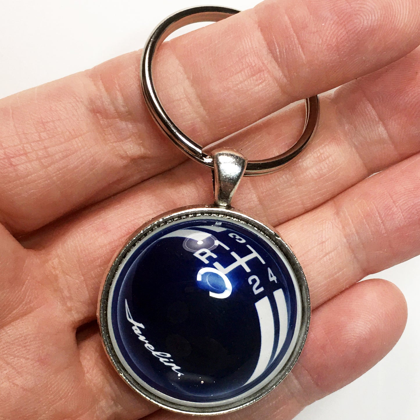 American Motors Corporation 4 Speed Shifter Knob 1.2" Keychain