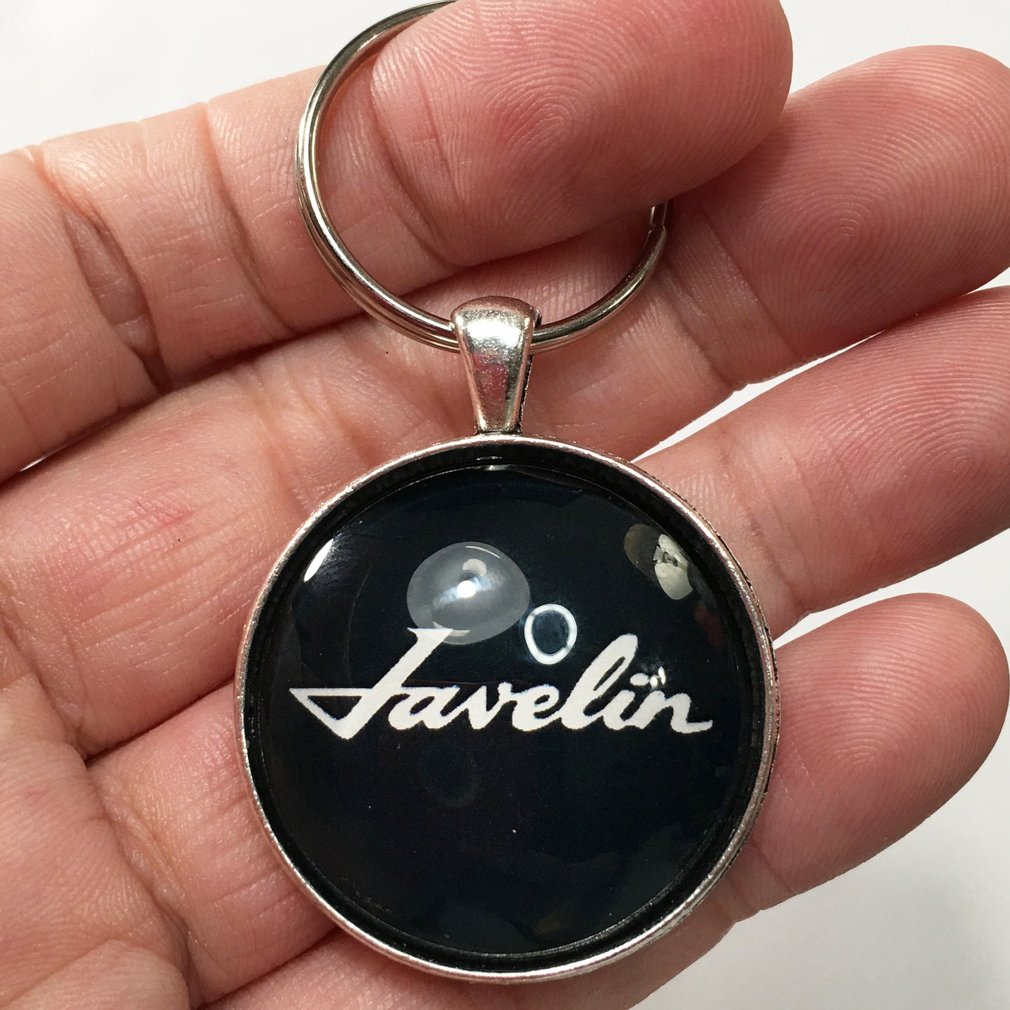 American Motors Corporation Javelin Emblem Badge 1.2" Keychain