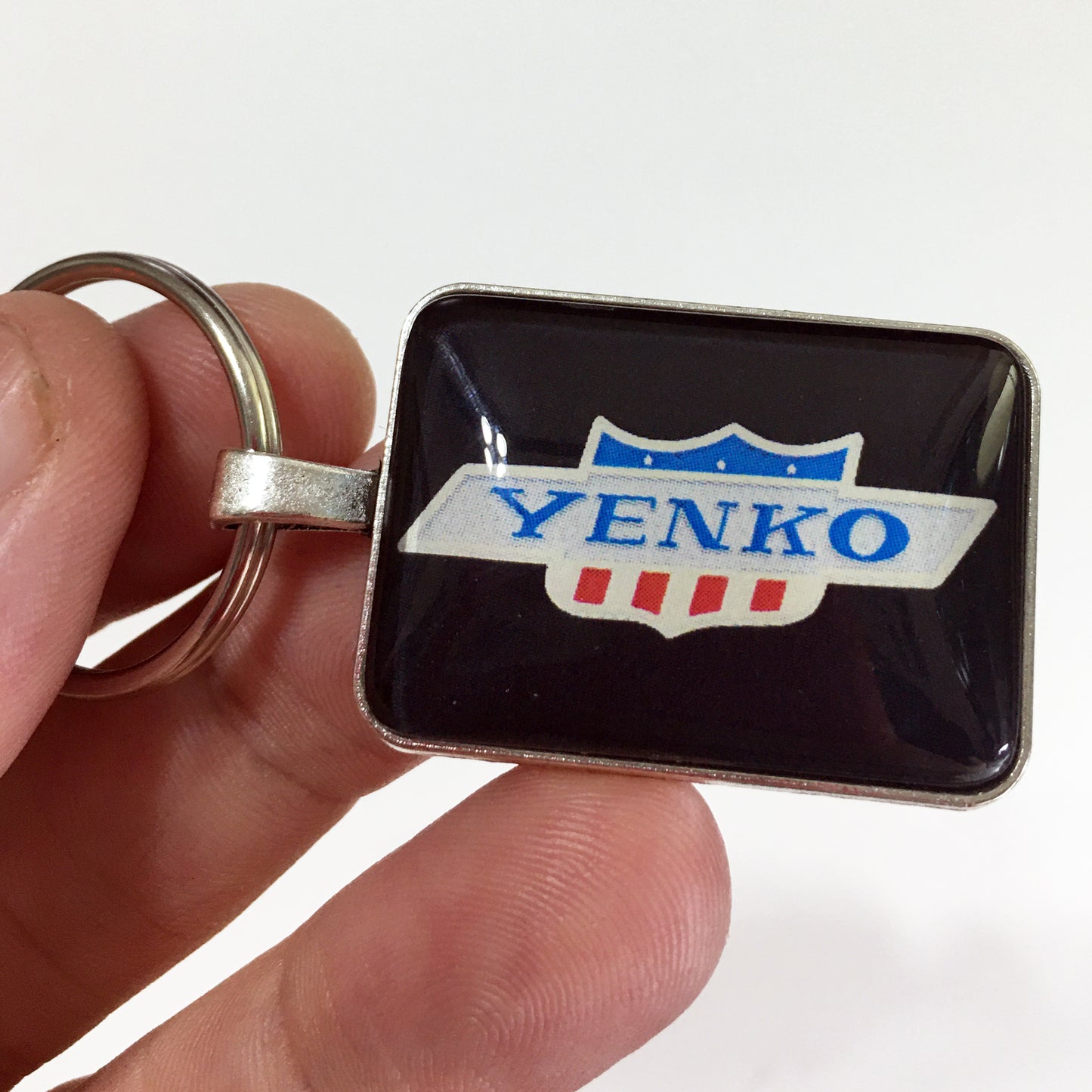 Vintage YENKO Chevrolet Badge Emblem 1 x 1.25" Keychain
