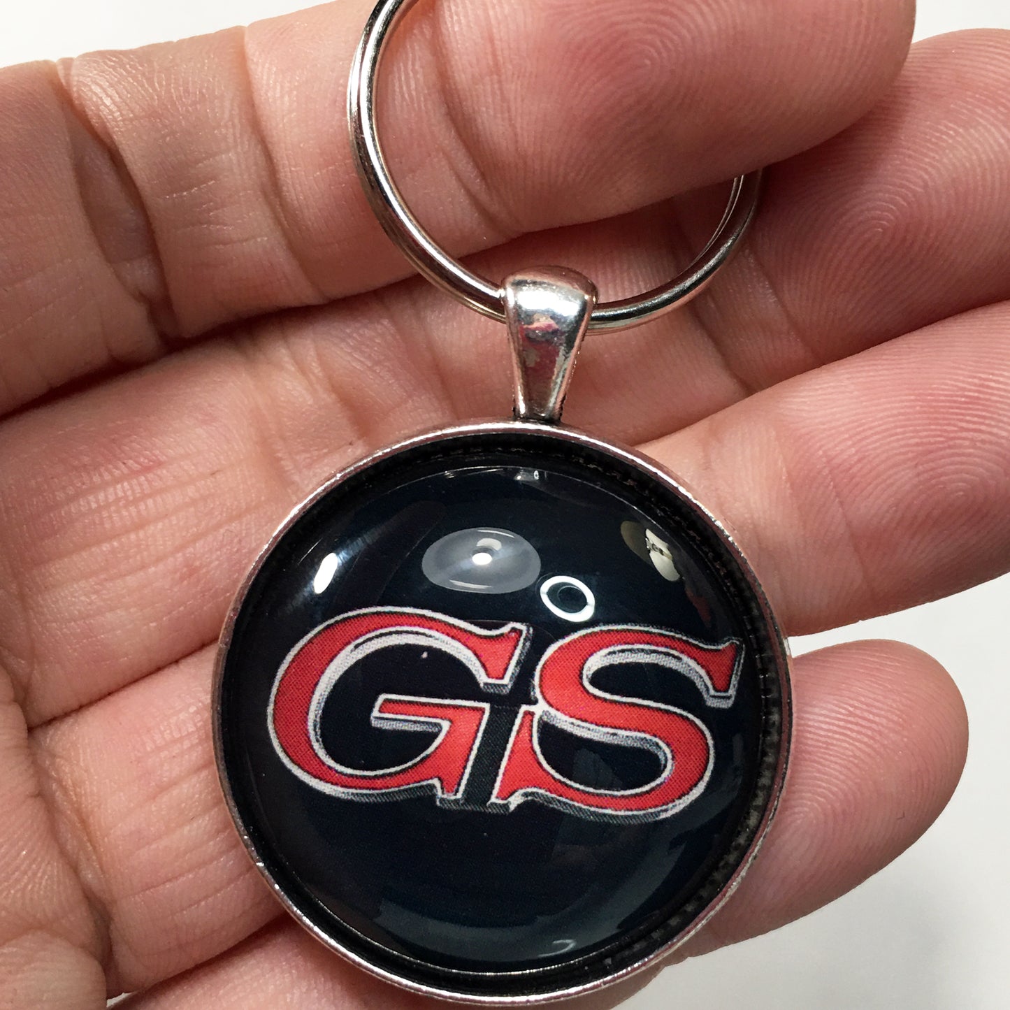 Vintage Buick GS Emblem Badge 1.2" Keychain