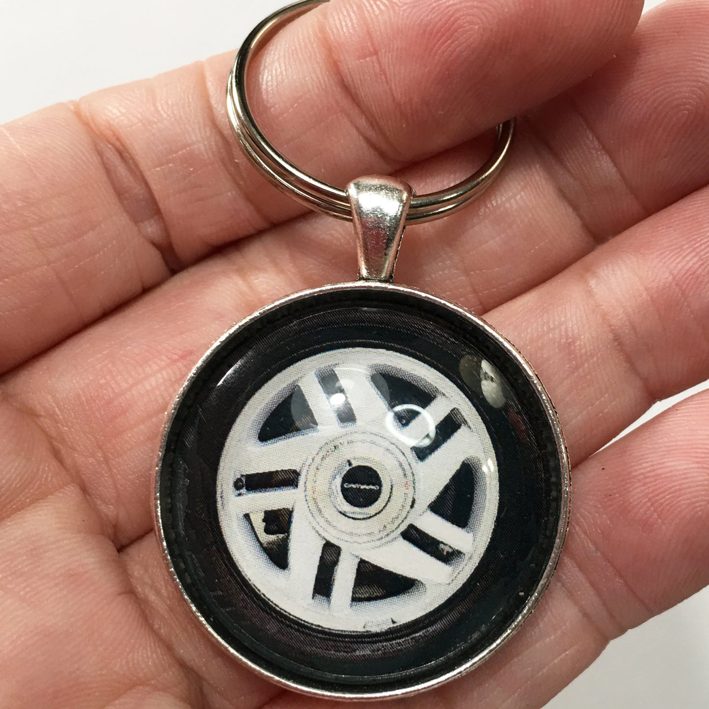 Vintage Chevrolet 1990's Camaro Mag Wheel 1.2" Keychain
