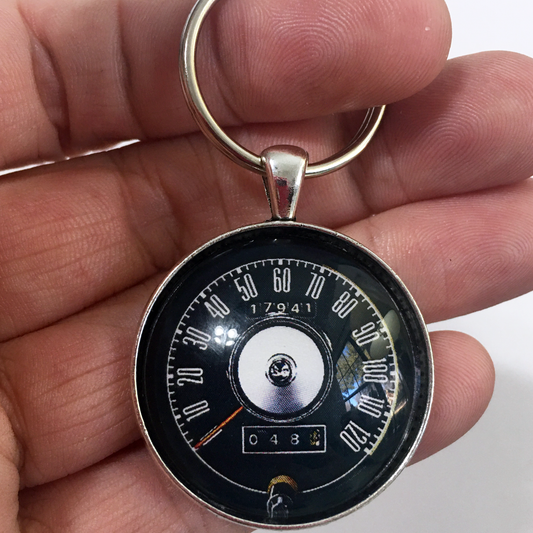 Ford Mustang 120 MPH Speedometer 1.2" Keychain