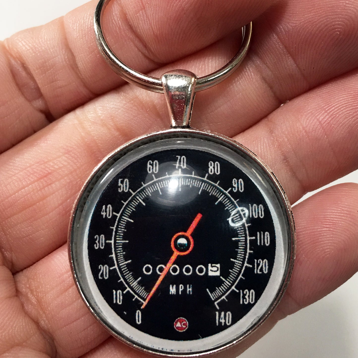 Vintage Chevrolet Camaro 1st Gen 140 MPH Speedometer 1.2" Keychain