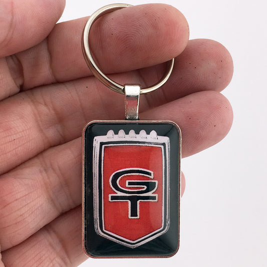 1965-1966 Ford Mustang GT Fender Emblem Decal 1 x 1.25 Keychain