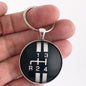 1965-1969 Ford Mustang 4 Speed Shift Knob 1.2" Keychain