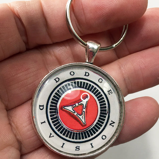 Vintage Dodge Trunk Emblem Badge Ornament Logo 1.2" Diameter Keychain