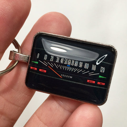 Vintage Chevy 1968-1974 Nova II 120 MPH Speedometer 1 x 1.25" Diameter Keychain