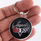 Vintage Chevy 1970-1976 Impala Chrome Emblem Badge Ornament 1.2" Keychain