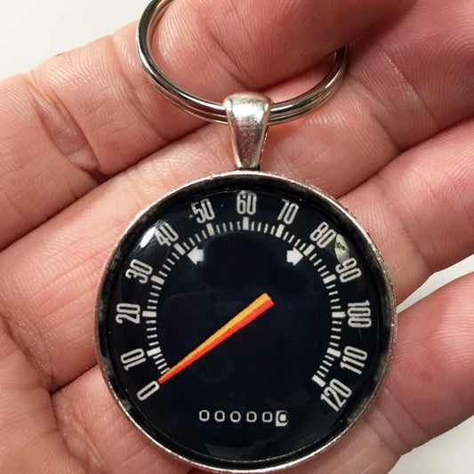 1970-1972 Dodge Challenger 120 MPH Speedometer Gauge 1.2" Diameter Keychain