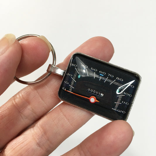 1972-1976 Mopar A-Body Dart, Duster, Valiant 120 MPH Speedometer Gauge 1" x 1.25" Diameter Keychain