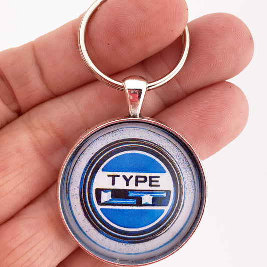 Vintage Chevrolet 1979-1981 Camaro Type LT Chrome Door Emblem Badge 1.2" Keychain