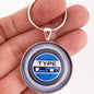 Vintage Chevrolet 1979-1981 Camaro Type LT Chrome Door Emblem Badge 1.2" Keychain
