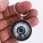 1975-1989 Ford LTD Crown Victoria Wheel Hubcap 1.2" Diameter Keychain