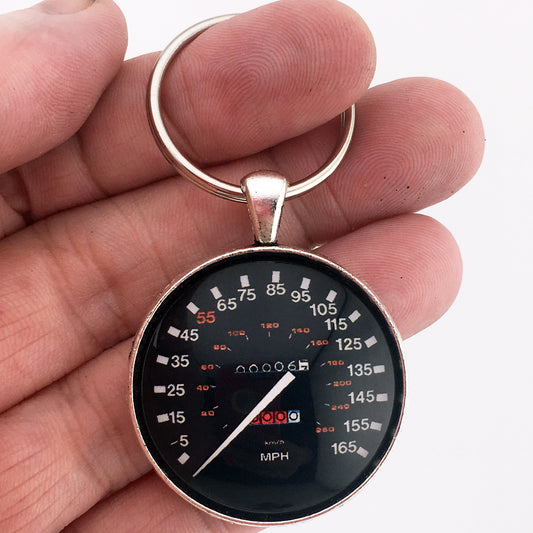 Vintage Chevrolet C3 Corvette 1978-1982 165 MPH Speedometer 1.2" Keychain