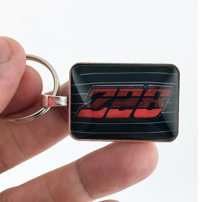 Vintage Chevrolet Camaro Z28 1980-1981 Red Grille Emblem 1 x 1.25" Keychain