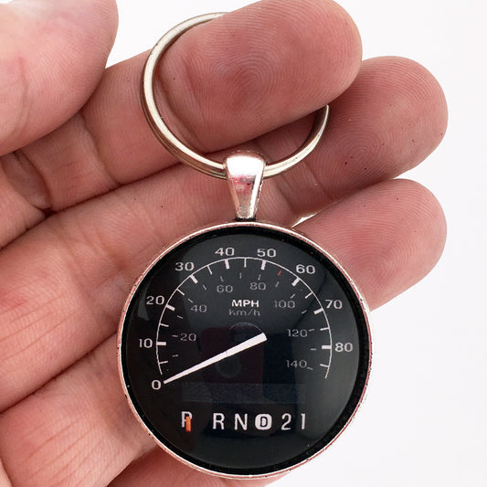 1992-1997 Ford Truck 80+ MPH Speedometer Gauge Automatic Transmission 1.2" Diameter Keychain