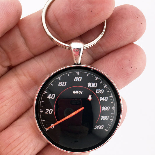 Vintage Chevrolet 2017-2019 Camaro RS SS Yenko 200 MPH Speedometer 1.2" Keychain