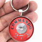 273 Commando Mopar Air Cleaner Decal 1.2" Diameter Keychain