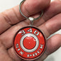 340 Six Pack Mopar Air Cleaner Decal 1.2" Diameter Keychain