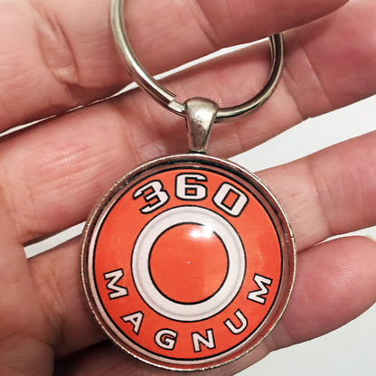 360 Magnum Mopar Air Cleaner Decal 1.2" Diameter Keychain
