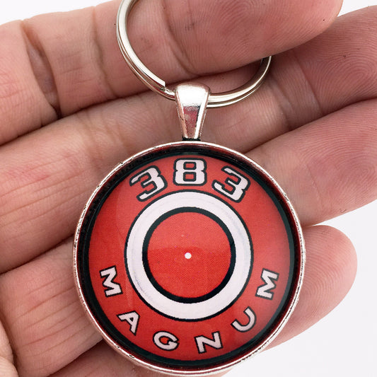 383 Magnum Mopar Air Cleaner Decal 1.2" Diameter Keychain