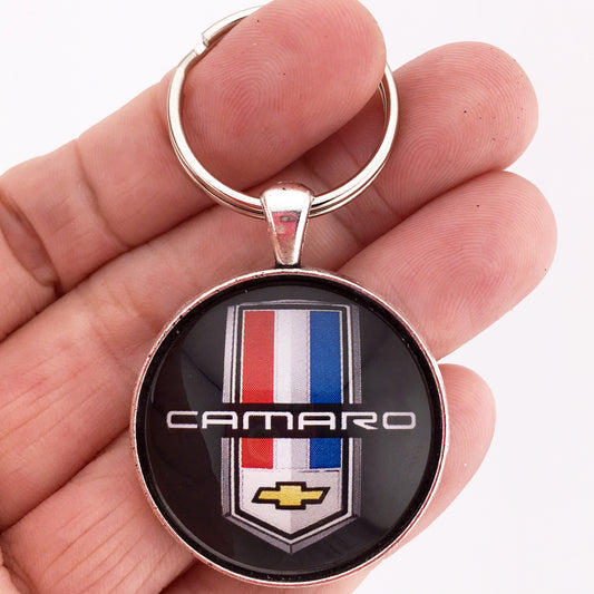 Chevrolet 1975-1979 Camaro Fuel Door Emblem Badge 1.2" Keychain