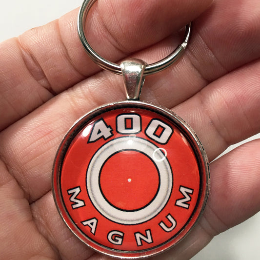 400 Magnum Mopar Air Cleaner Decal 1.2" Diameter Keychain