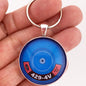 Ford 429 4 Barrel Air Cleaner Decal 1.2" Diameter Keychain