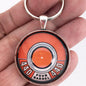 440 4 Barrel Mopar Air Cleaner Decal 1.2" Diameter Keychain