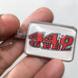 440 6 Barrel Mopar Air Cleaner Decal 1" x 1.25" Diameter Keychain