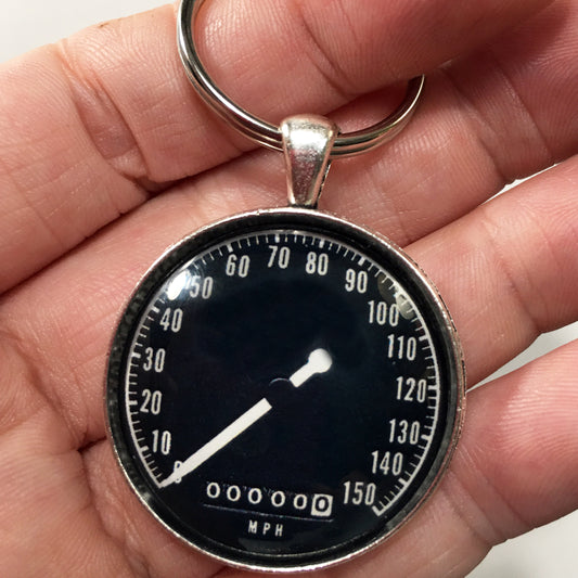 1968-1970 B-Body Charger, Coronet, Super Bee, Satellite, GTX, Roadrunner 150 MPH Speedometer Gauge 1.2" Diameter Keychain